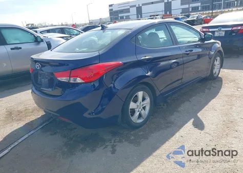 2013 Hyundai Elantra Gls/Limited из США, поврежденный, VIN 5NPDH4AE1DH215679